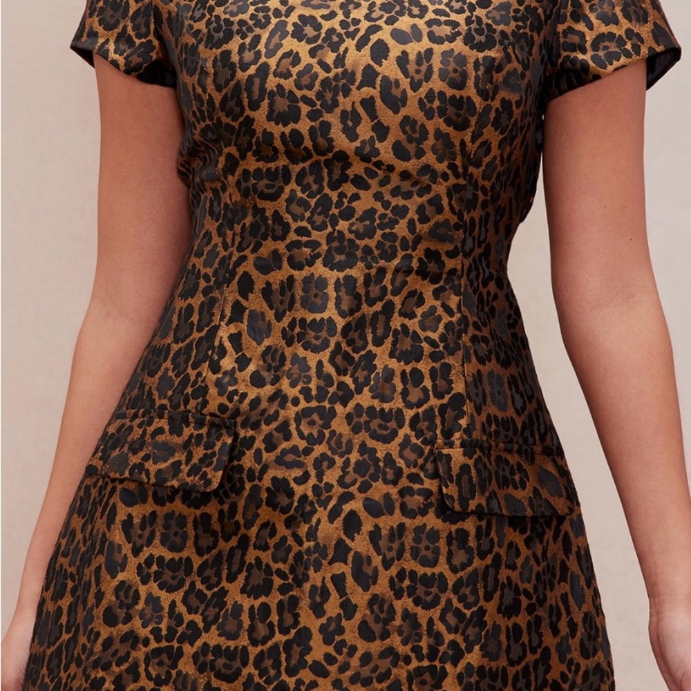 Fashion Nova Wild Patterned Dress - Black and Brown